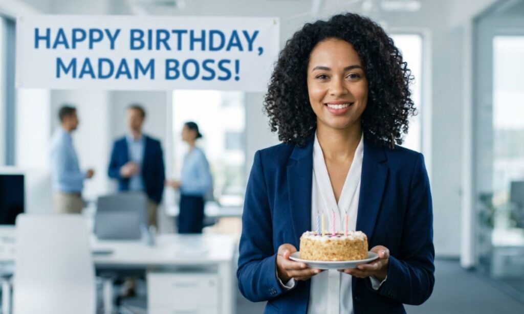 Happy Birthday Wishes for Madam Boss