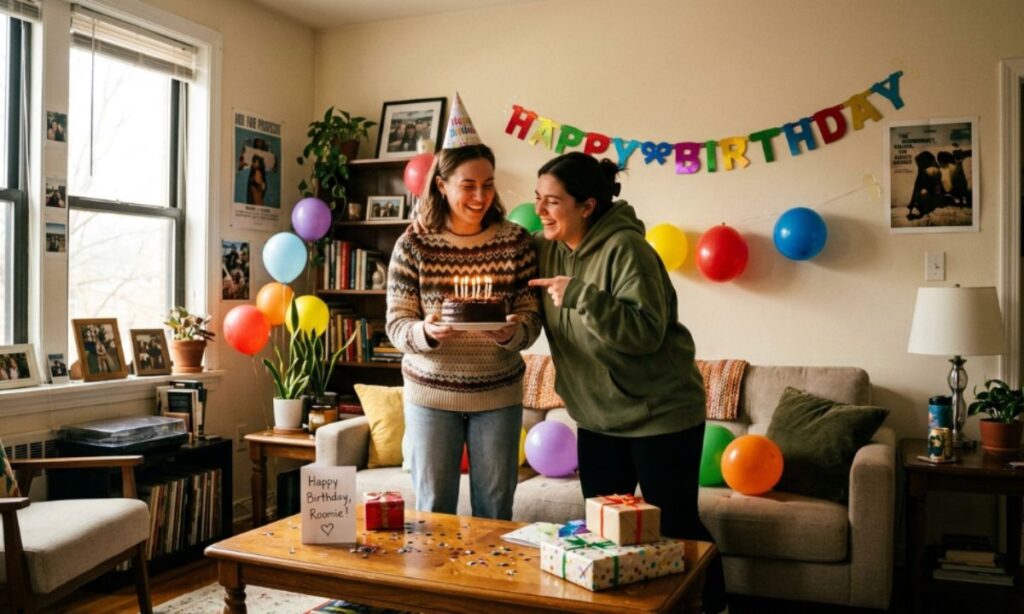 Happy Birthday Wishes for Roommate Friend