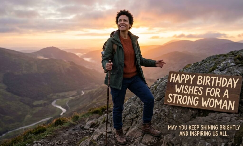 Happy Birthday Wishes for Strong Woman
