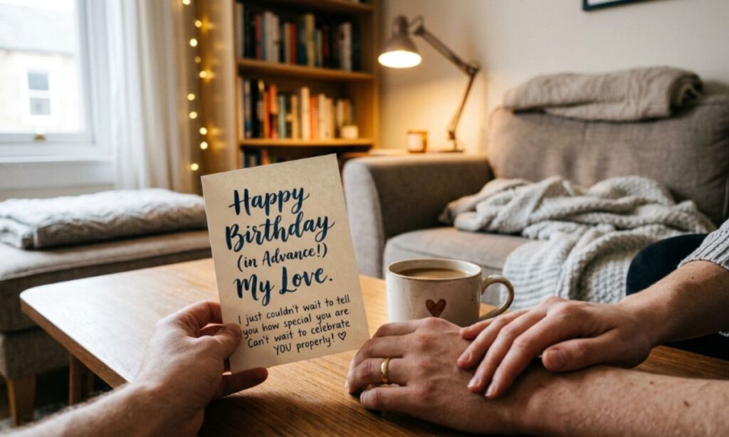 Happy Birthday in Advance Message for Partner