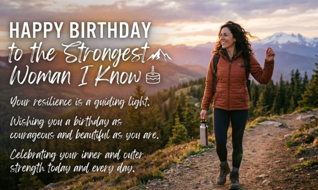 Happy Birthday to the Strongest Woman I Know Quotes