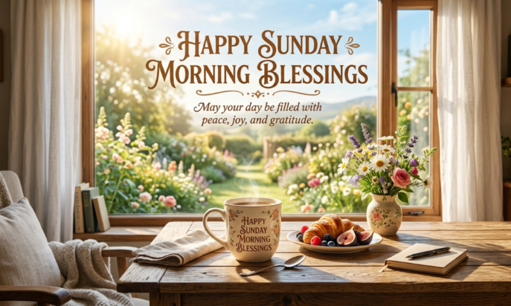 Happy Sunday Morning Blessings