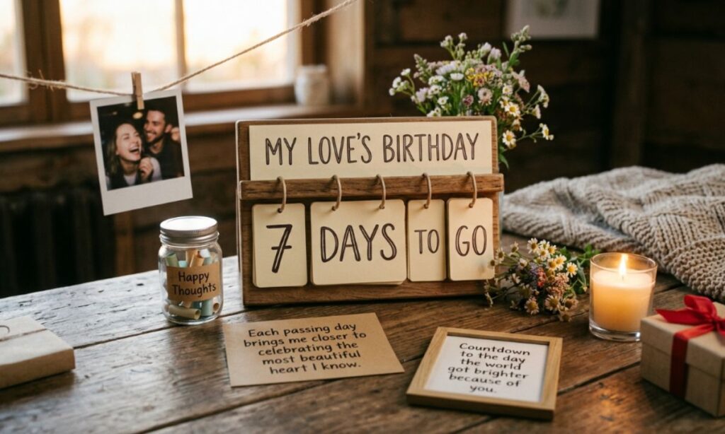 Heart-Touching Birthday Countdown Quotes for Love for Girlfriend