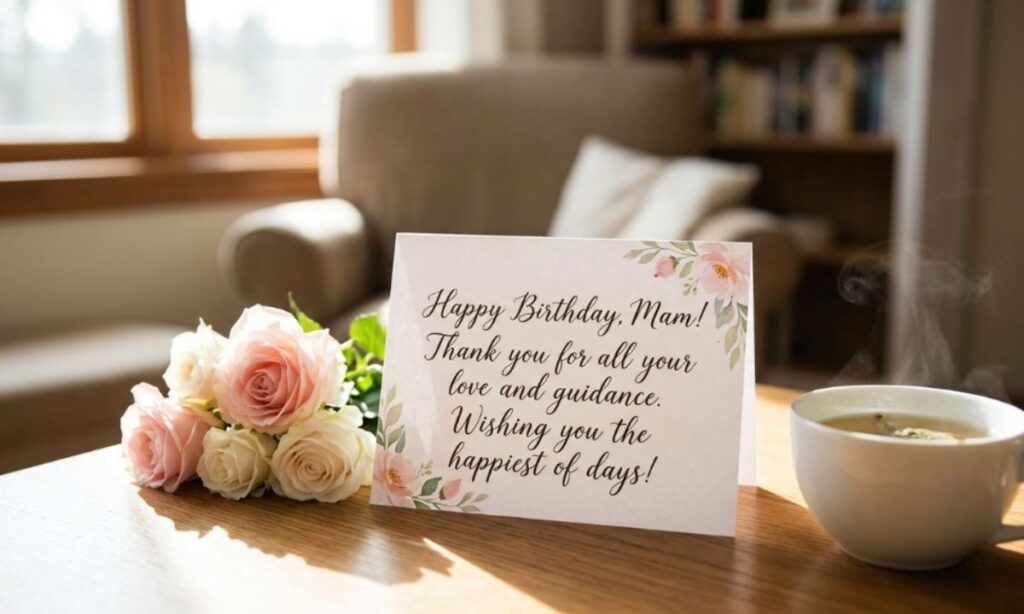 Heart Touching Birthday Wishes for Mam Short