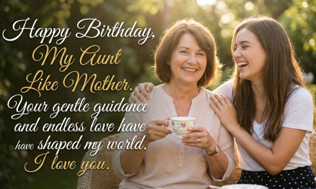 Heartfelt & Close Birthday Wishes for Auntie
