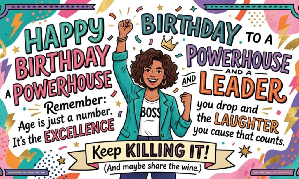 Inspirational Birthday Wishes for a Strong Woman (Funny)