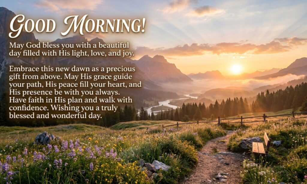 Inspirational Good Morning Wishes with God Blessings