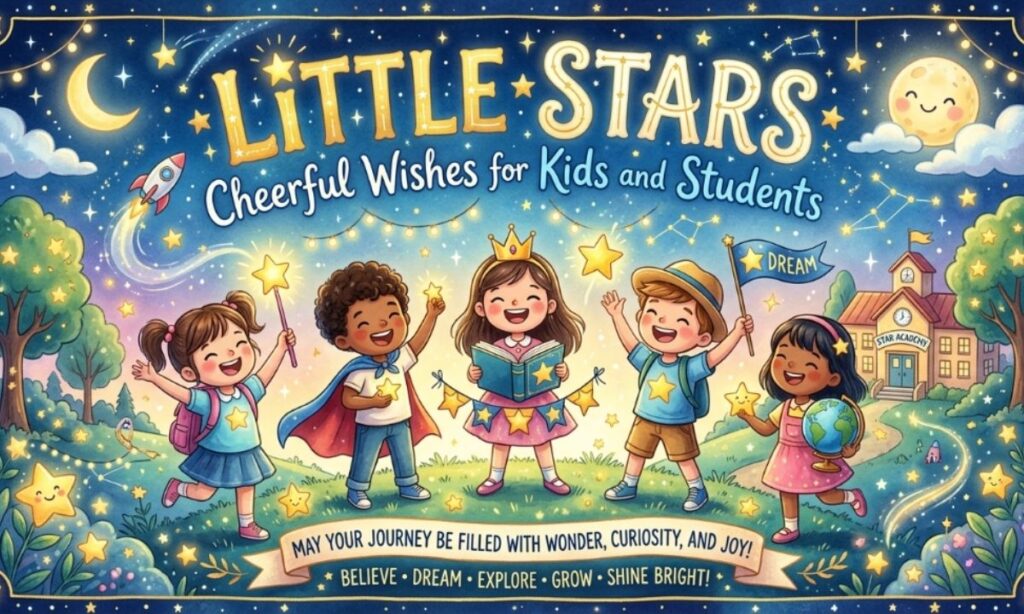Little Stars Cheerful Wishes for Kids and Students