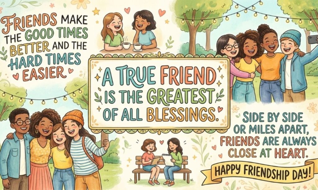 Long-Distance Friendship Day Wishes