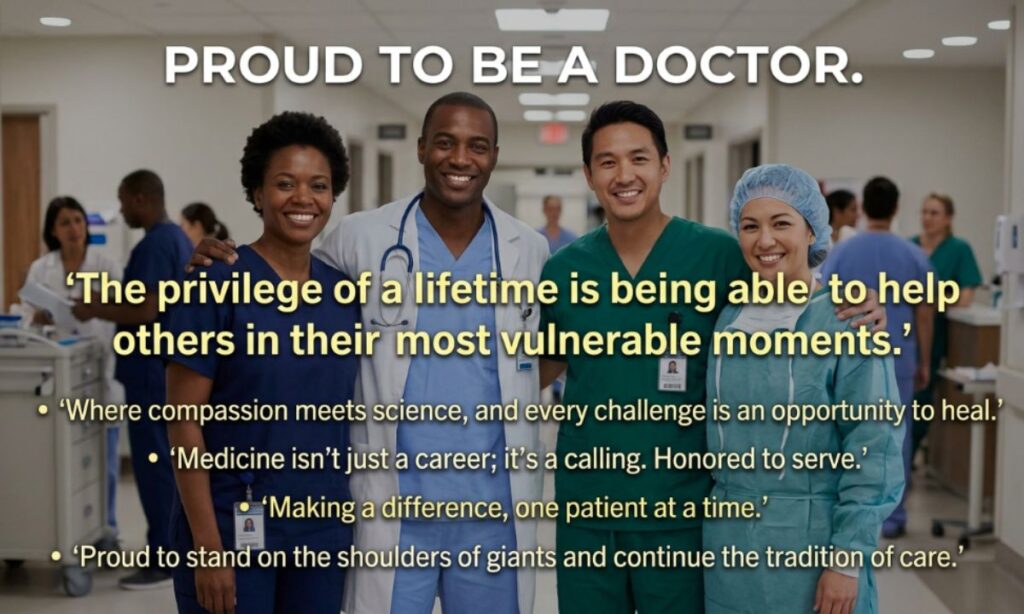 Proud to Be a Doctor Quotes