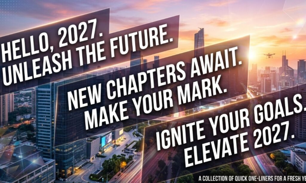 Quick One-Liners to Kick Off 2027