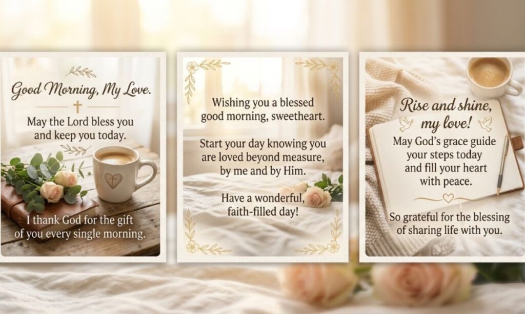 Religious and Blessed Good Morning Messages for Love