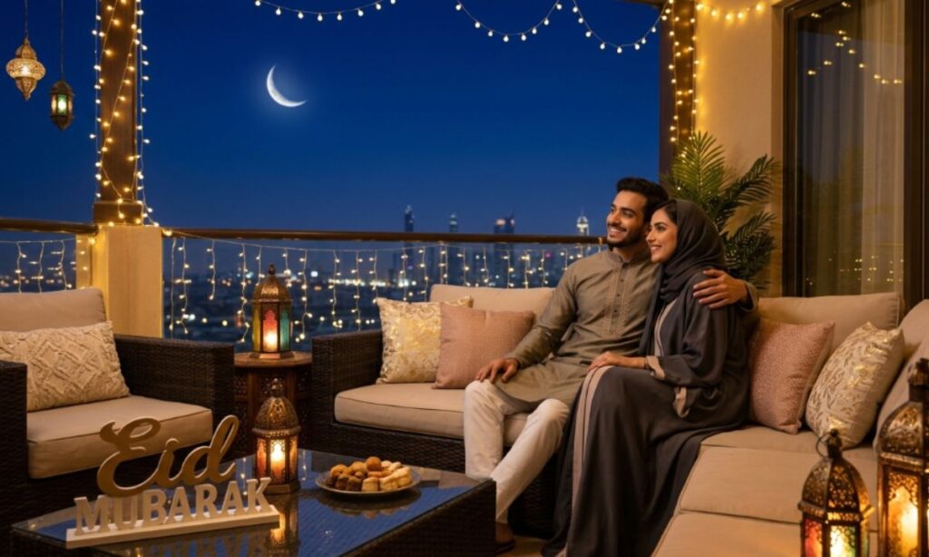 Romantic Eid Mubarak Wishes for Partner (HusbandWifeLover)