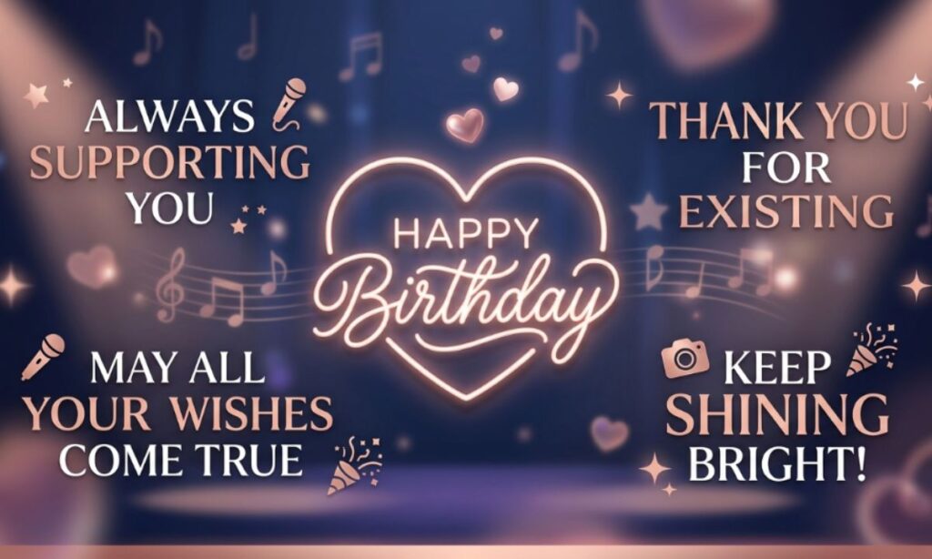 Short Birthday Wishes for Idol