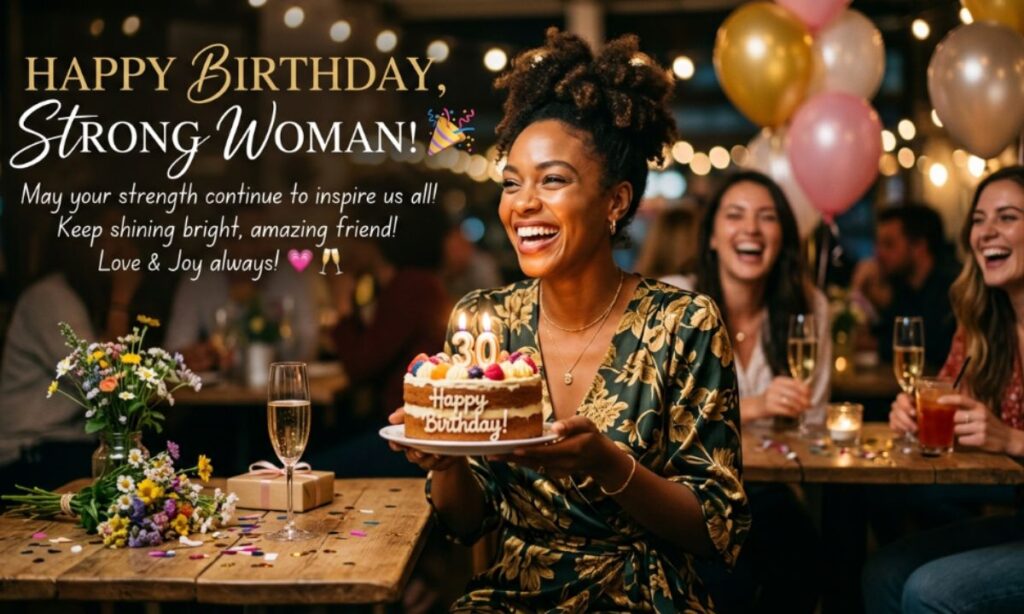 Short Birthday Wishes for Strong Woman Friend