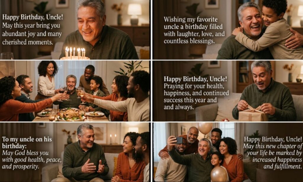 Short Blessing Birthday Wishes for Uncle