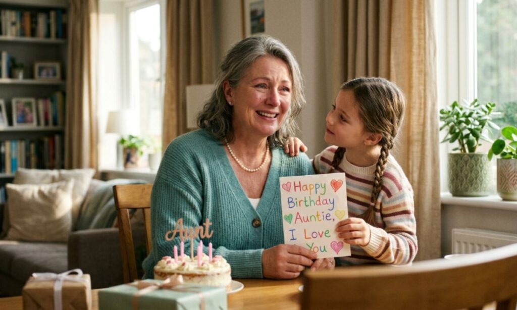 Short Heart Touching Birthday Wishes for Aunt
