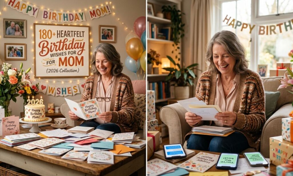 Short & Sweet Birthday Wishes for Mom