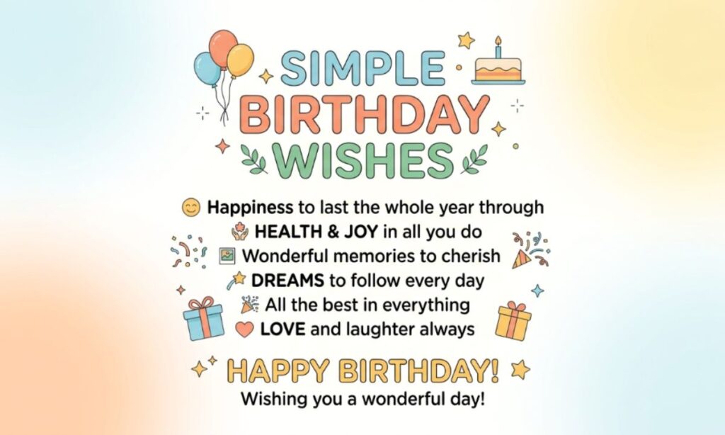 Simple Birthday Wishes (4)