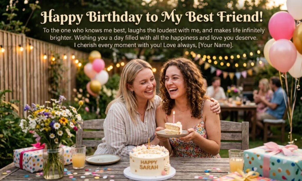 Simple Birthday Wishes for Best Friend