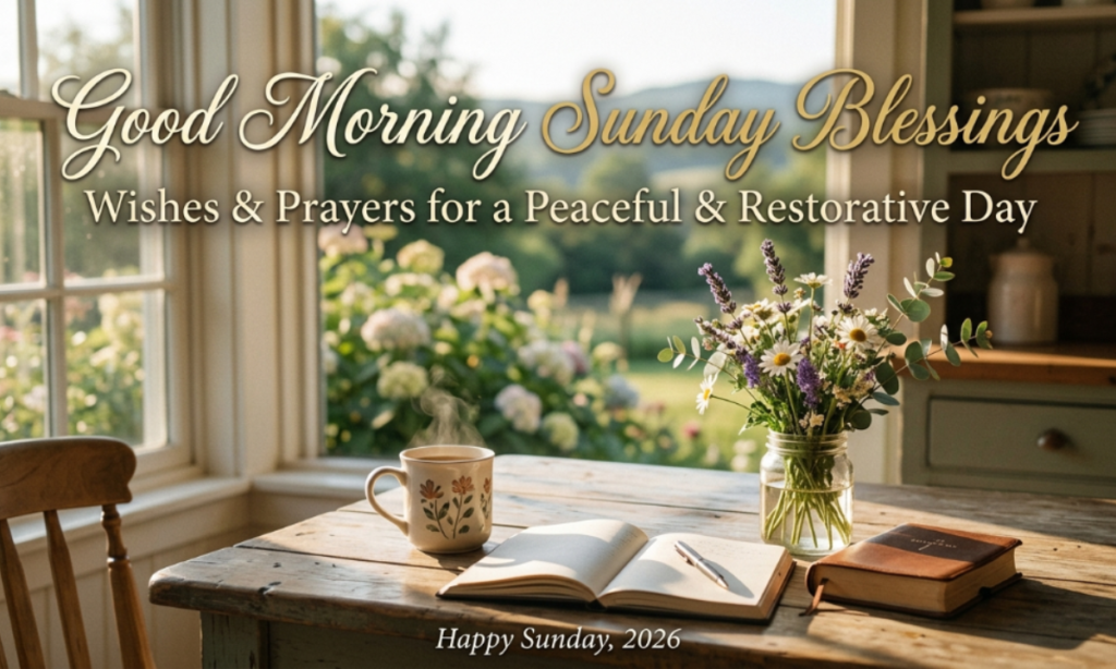 Sweet Good Morning Sunday Blessings
