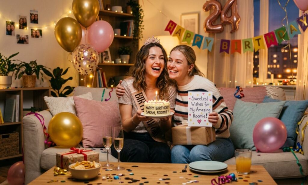 Sweet Happy Birthday Wishes for Roommate
