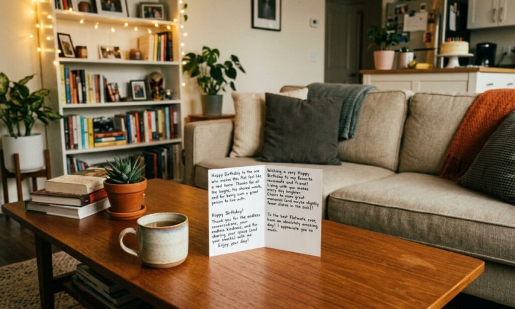 Thoughtful Messages to Wish Birthday to Your Flatmate