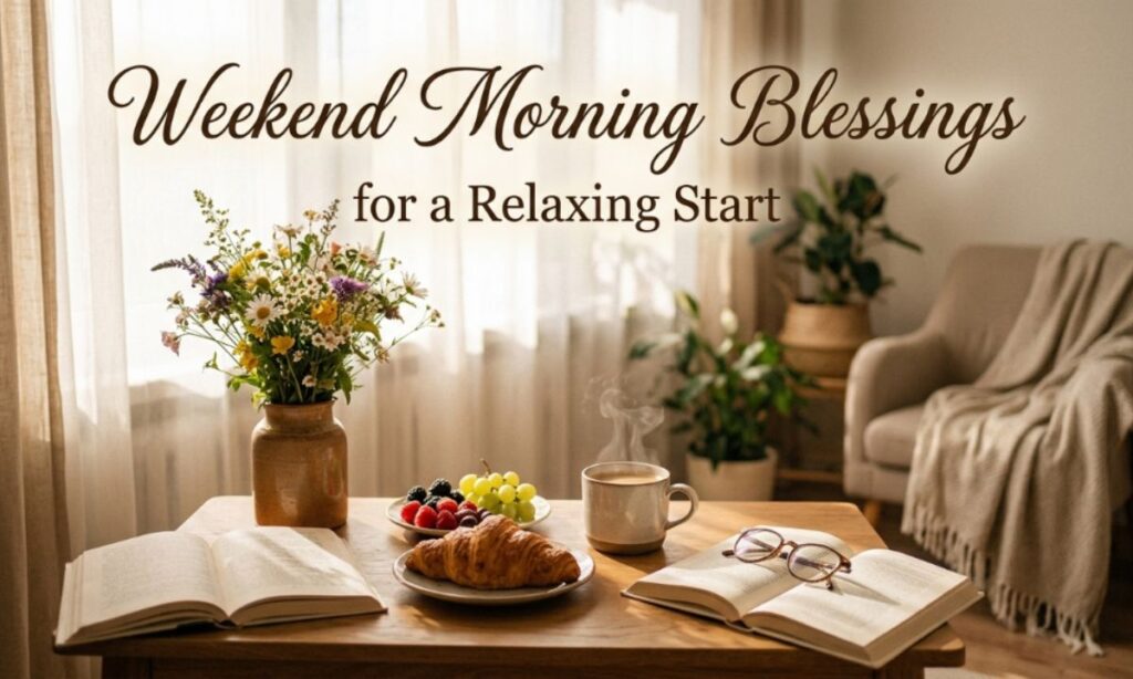 Weekend Morning Blessings for a Relaxing Start
