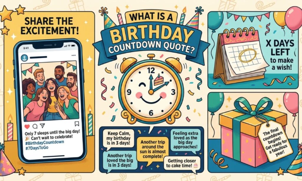 What Is a Birthday Countdown Quote