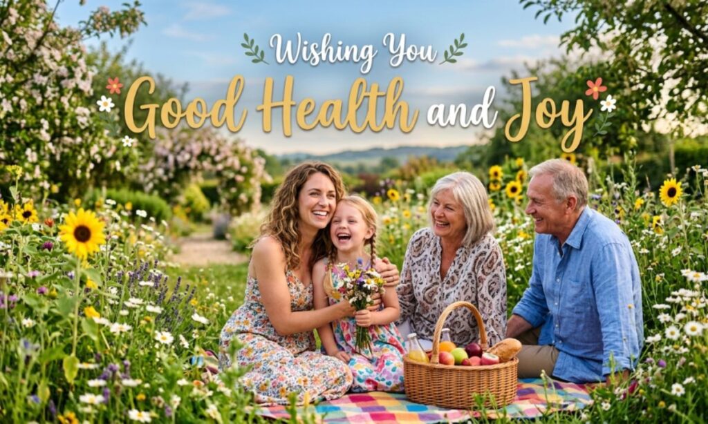 Wishing You Good Health and Joy
