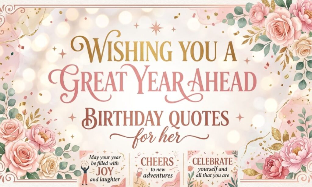 Wishing You a Great Year Ahead Birthday Quotes for Her