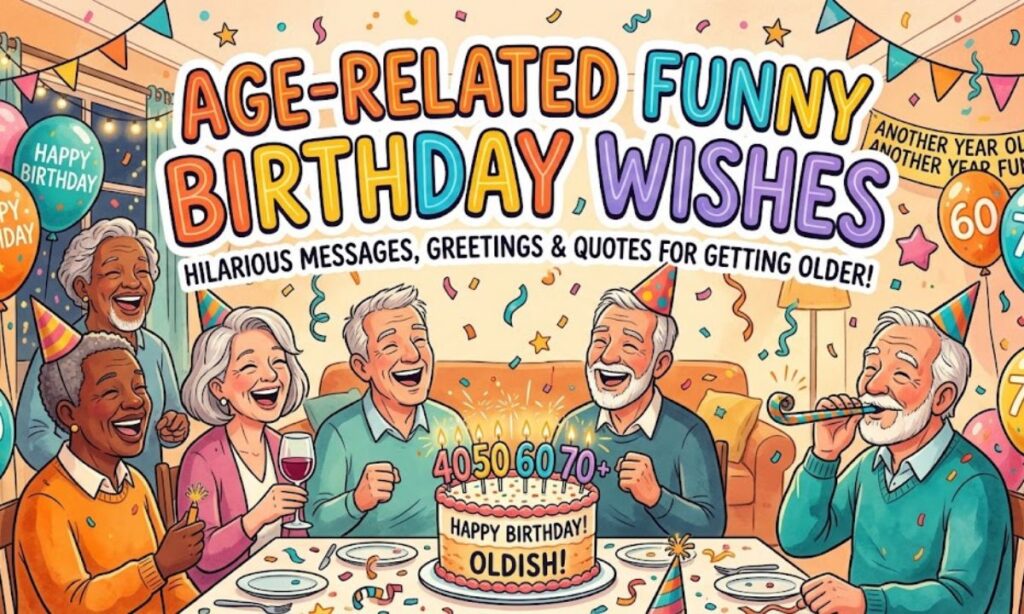 Age-Related Funny Birthday Wishes