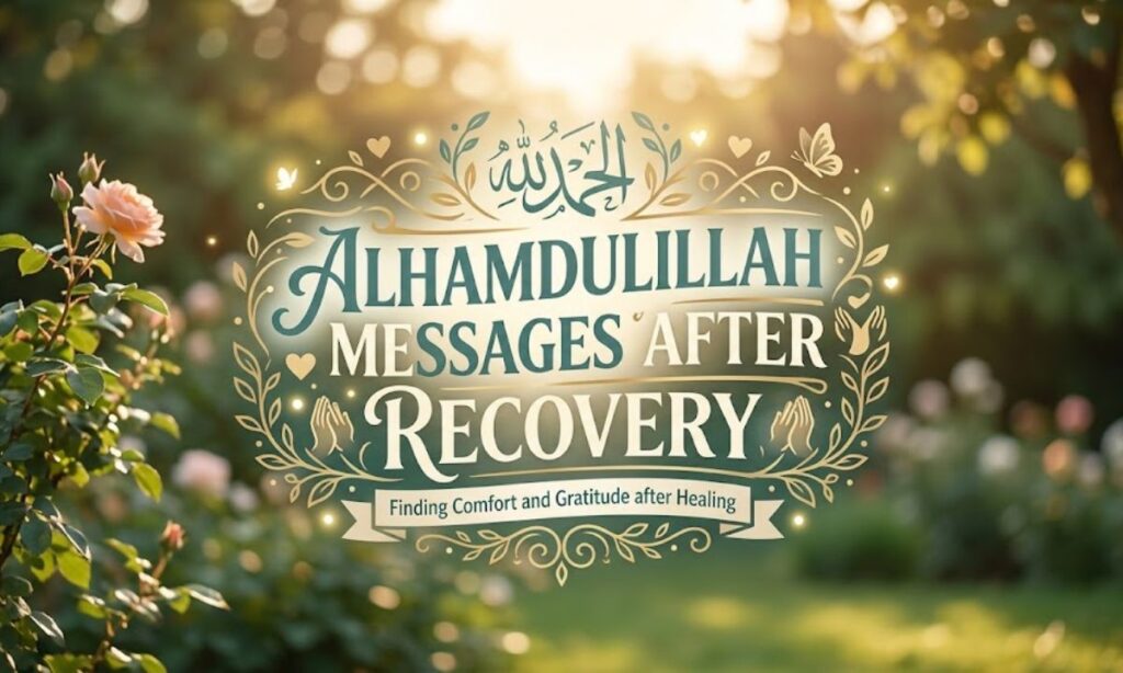 Alhamdulillah Messages After Recovery