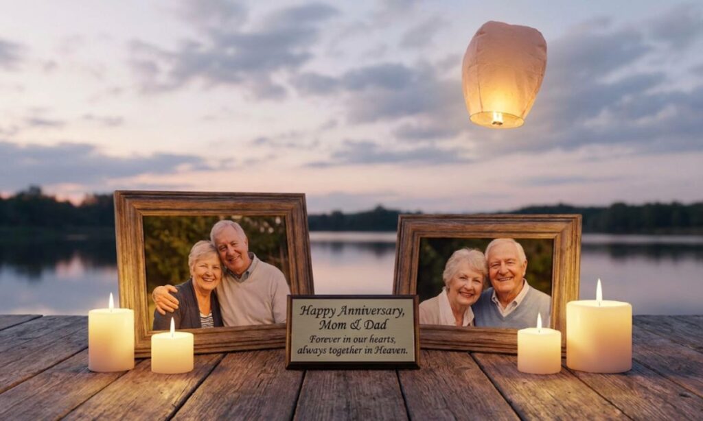 Anniversary Wishes for Parents in Heaven