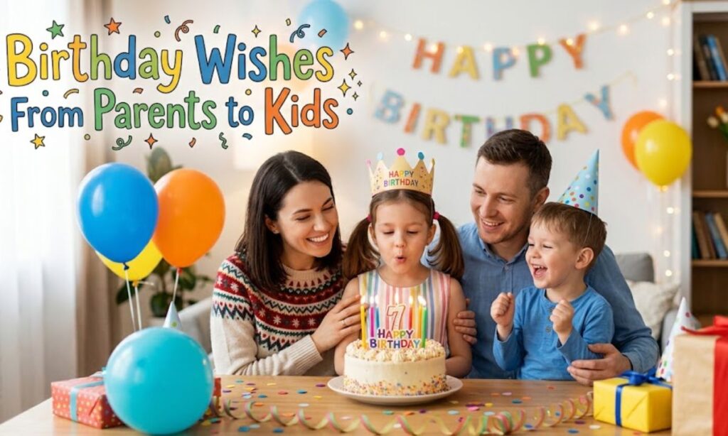 Birthday Wishes From Parents to Kids