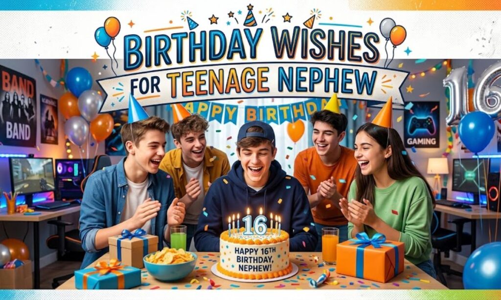 Birthday Wishes for Teenage Nephew