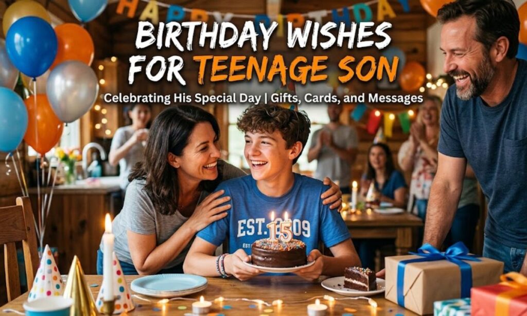 Birthday Wishes for Teenage Son
