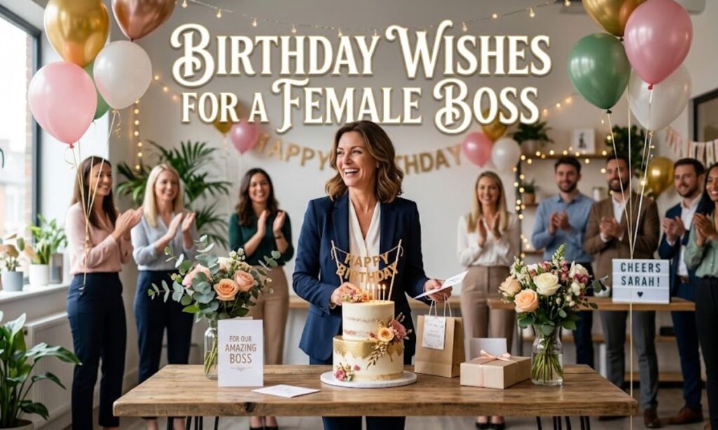 Birthday Wishes for a Female Boss