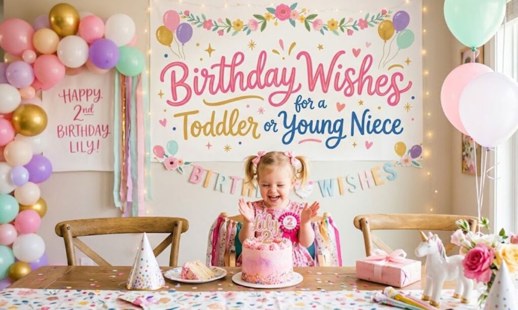 Birthday Wishes for a Toddler or Young Niece