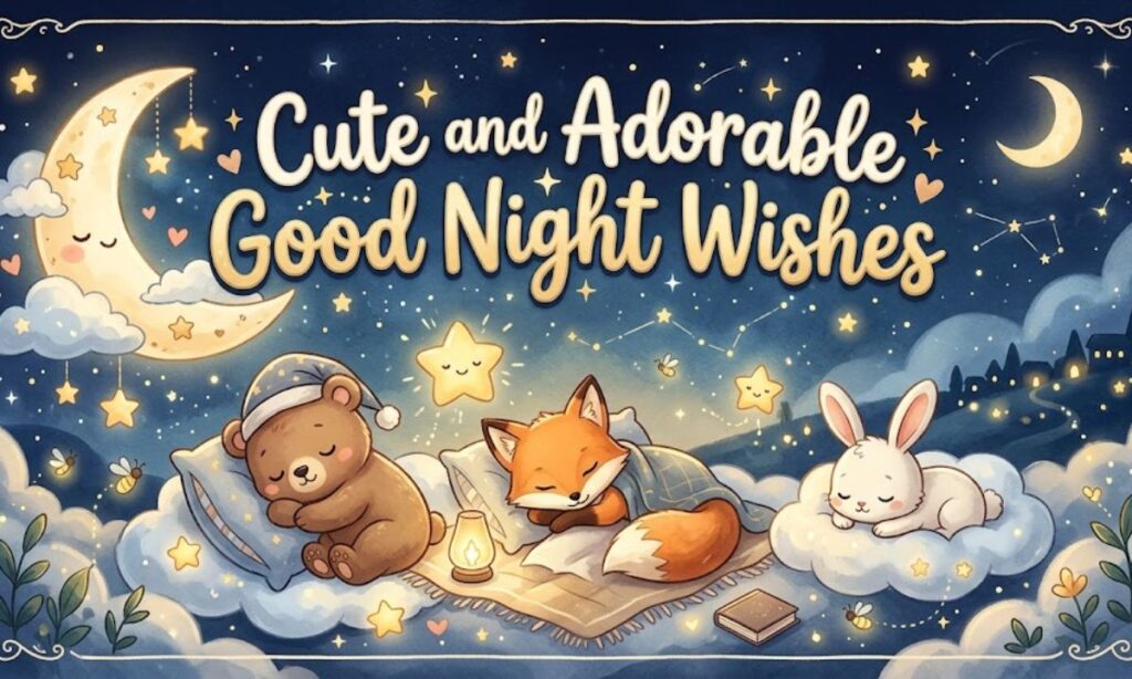 Cute and Adorable Good Night Wishes