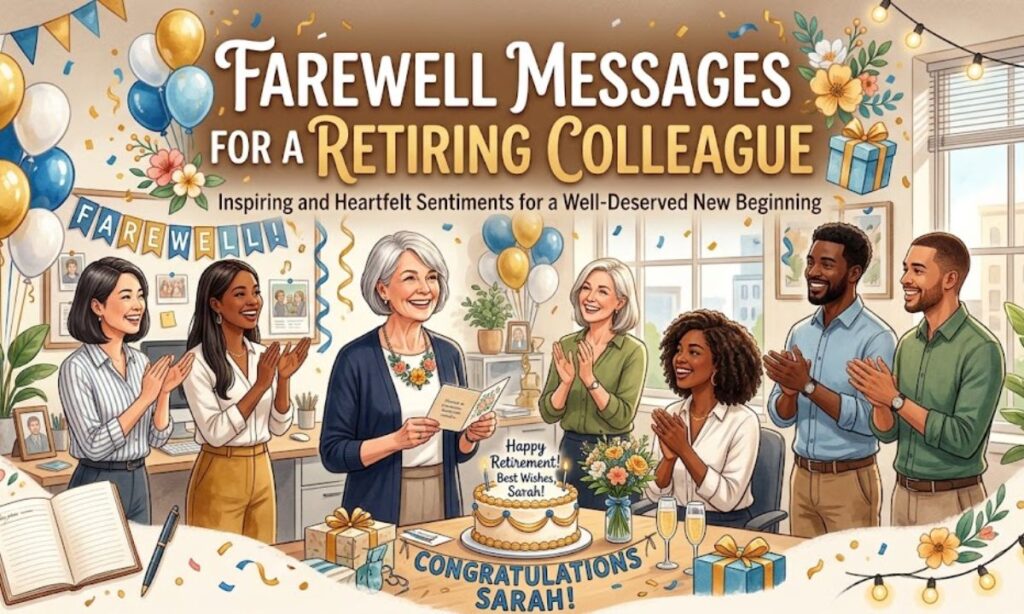 Farewell Messages for a Retiring Colleague