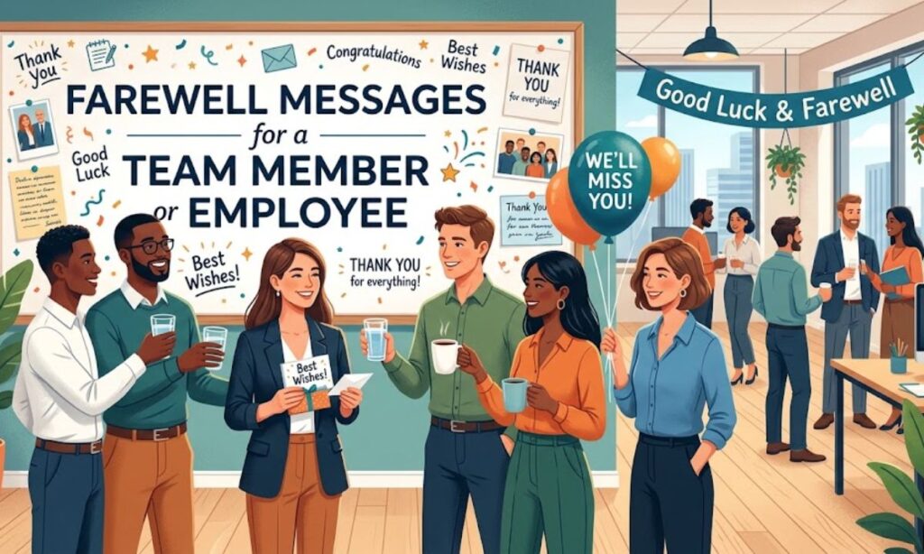 Farewell Messages for a Team Member or Employee