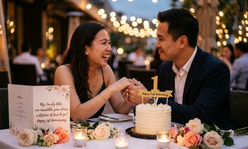 First Anniversary Wishes for Wife