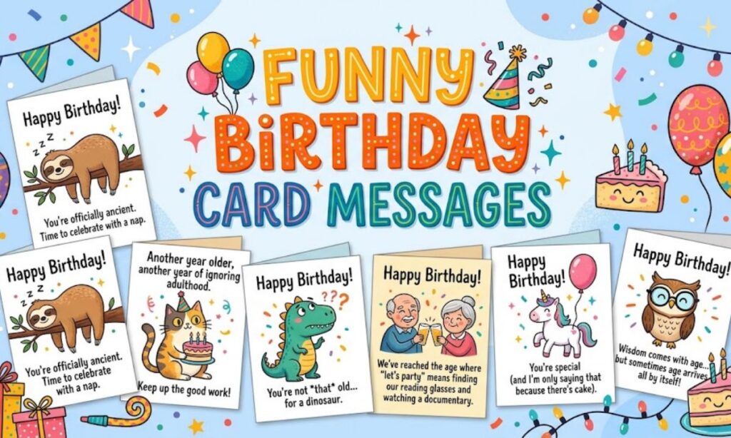 Funny Birthday Card Messages