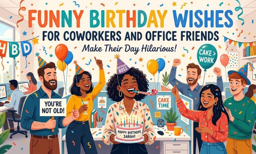 Funny Birthday Wishes for Coworkers and Office Friends