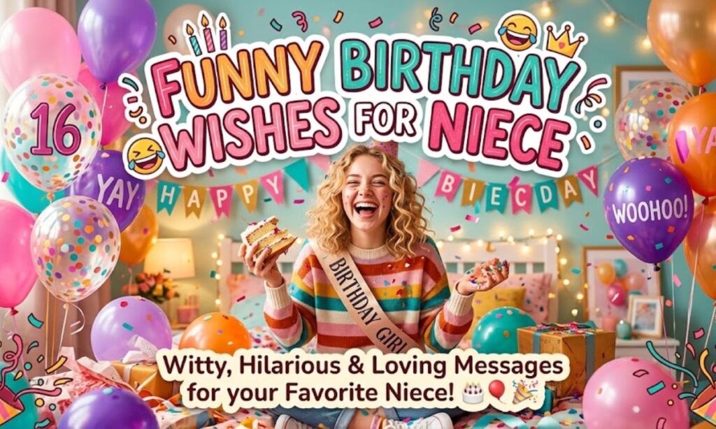 Funny Birthday Wishes for Niece