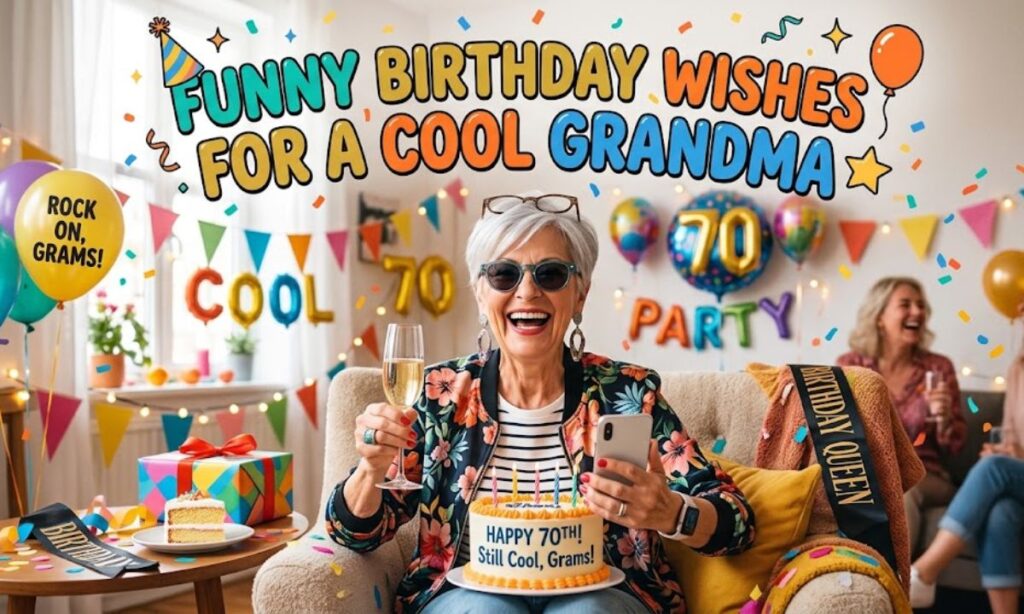 Funny Birthday Wishes for a Cool Grandma