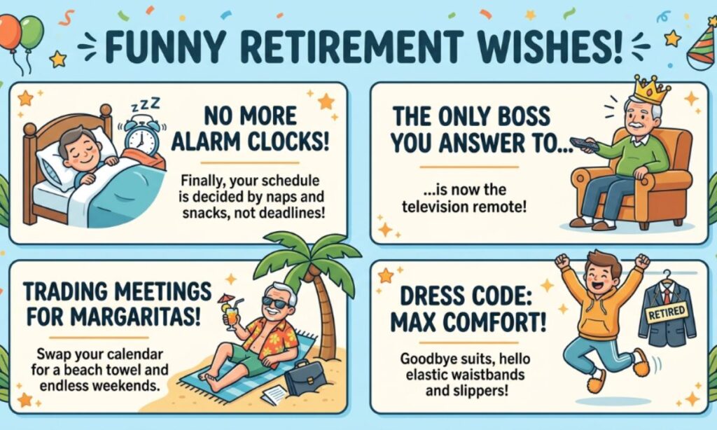 Funny Retirement Wishes