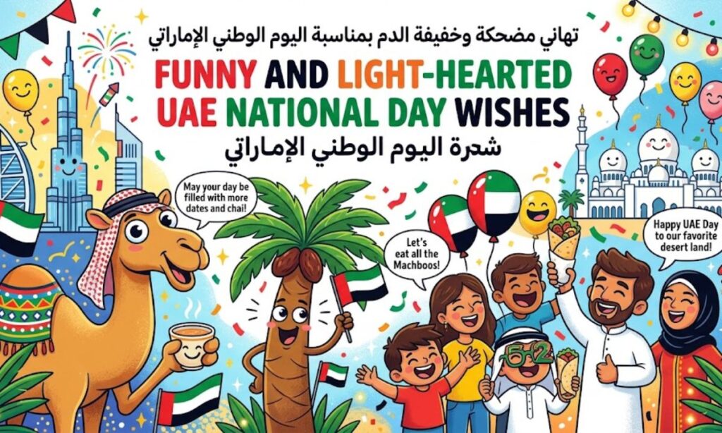 Funny and Light-Hearted UAE National Day Wishes
