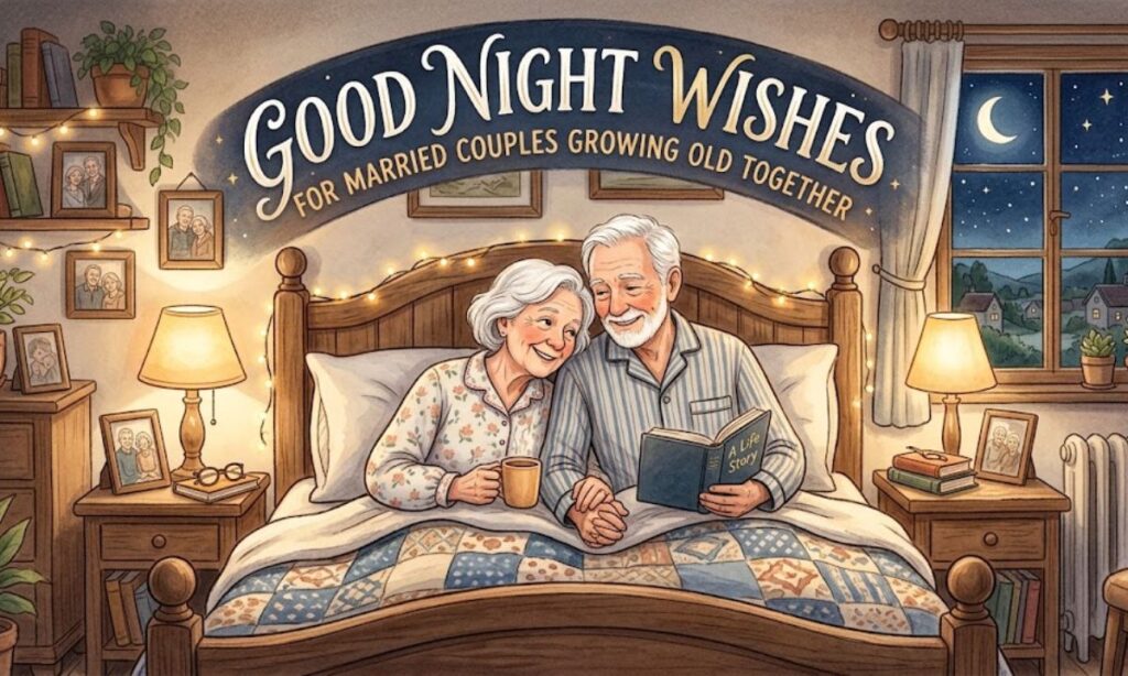 Good Night Wishes for Married Couples Growing Old Together